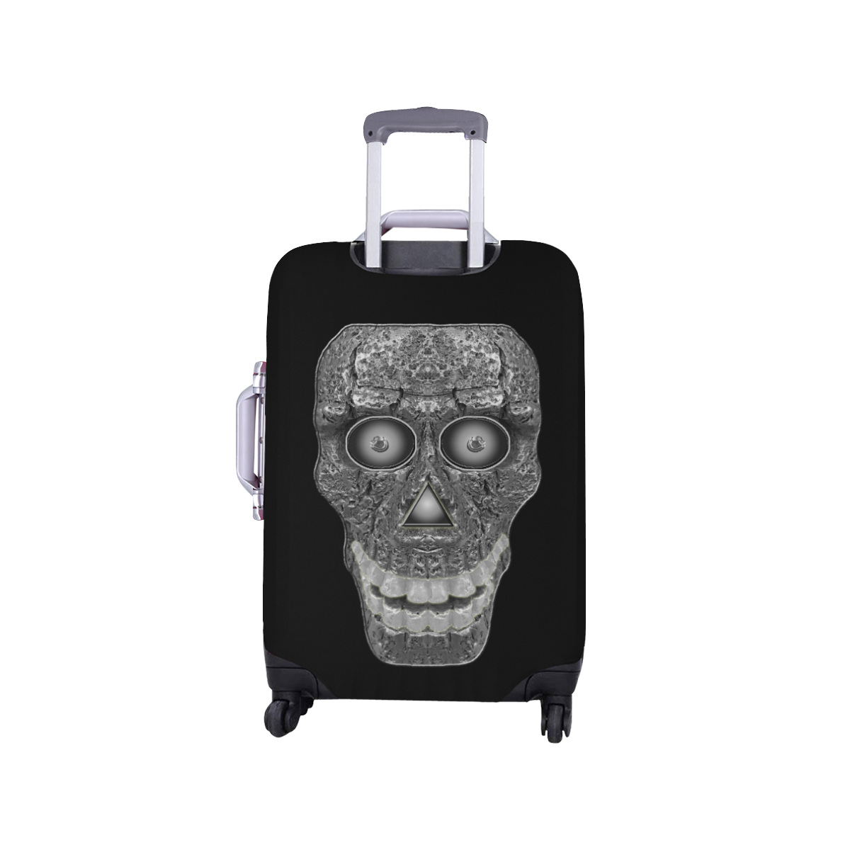 Cod Grey Skullhead Luggage Cover/Small 18"-21"