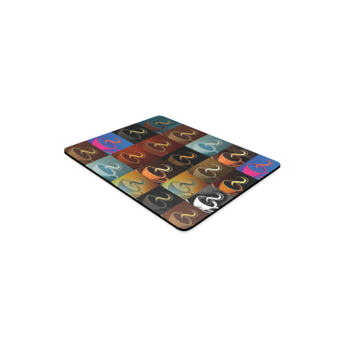 coffee cup montage Rectangle Mousepad