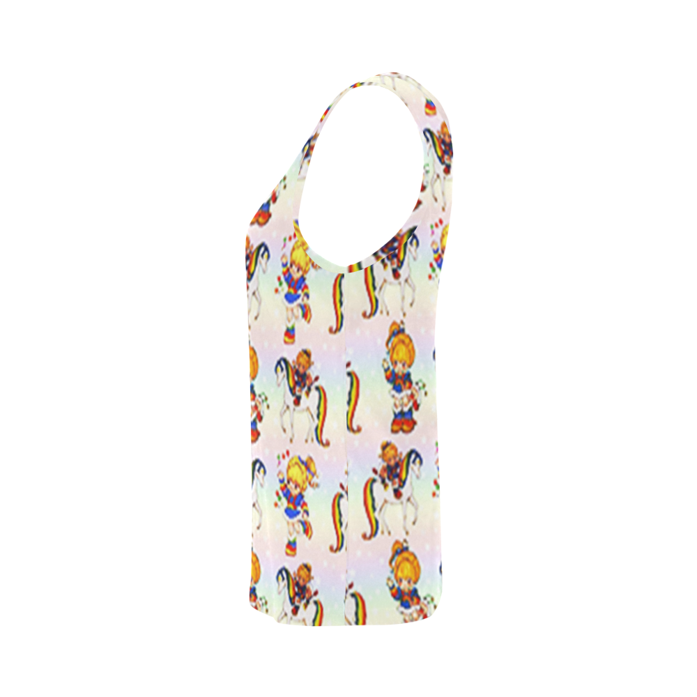 rainbow bright All Over Print Tank Top for Women (Model T43)