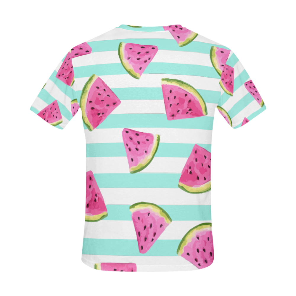 Watermelon All Over Print T-Shirt for Men (USA Size) (Model T40)