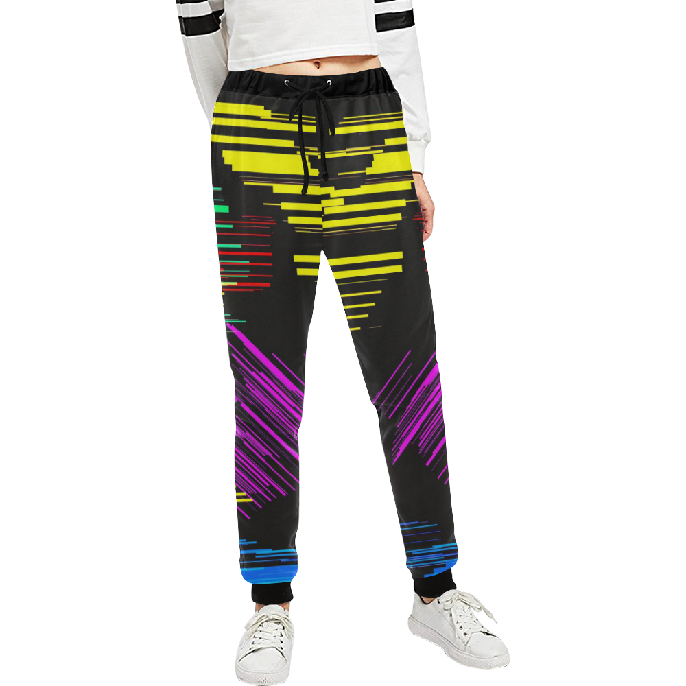New Pattern factory 2A by JamColors Unisex All Over Print Sweatpants (Model L11)
