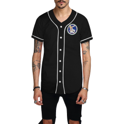 LasVegasIcons Poker Chip - Sassy Sally on  Black All Over Print Baseball Jersey for Men (Model T50)