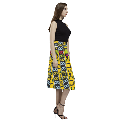 Shapes rows Aoede Crepe Skirt (Model D16)