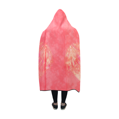 FOND ROSE Hooded Blanket 60''x50''