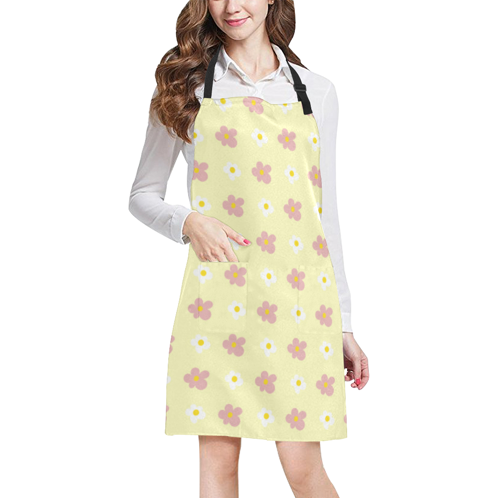 floral polka All Over Print Apron