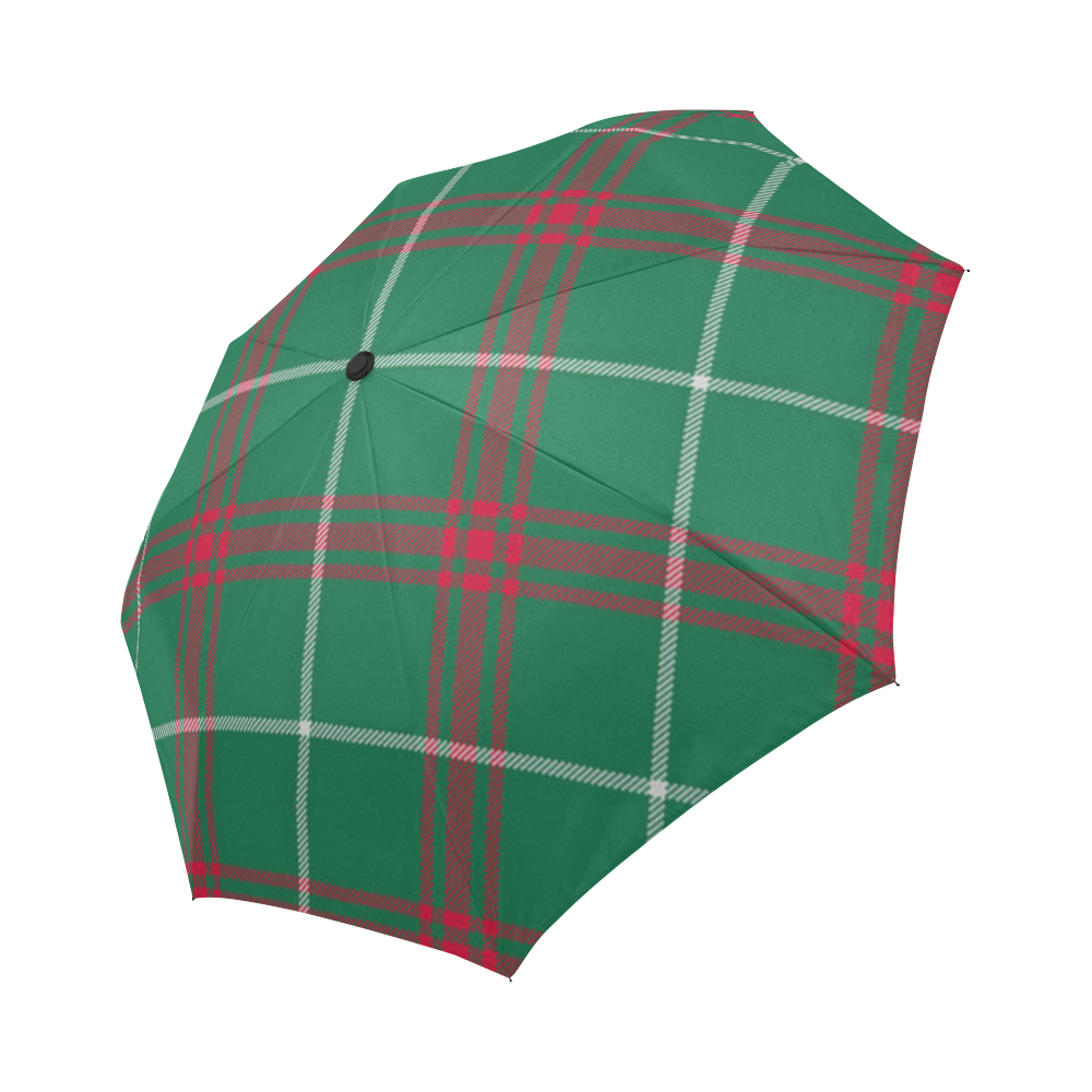 Welsh National Tartan Auto-Foldable Umbrella (Model U04)