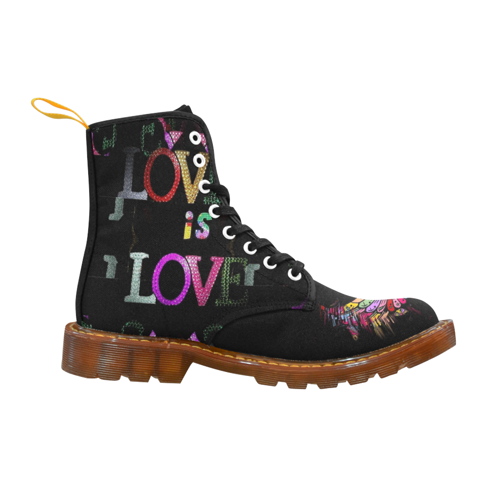 Love is Love by Nico Bielow Martin Boots For Men Model 1203H