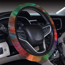 Ray of Twirls Steering Wheel Cover with Elastic Edge