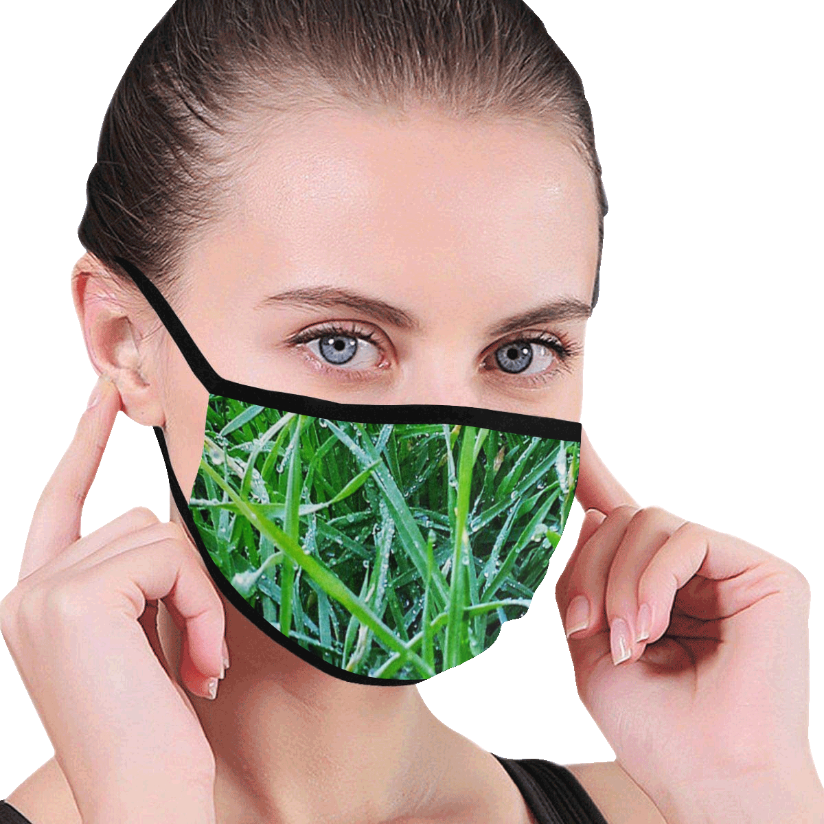 Dewy Grass Mouth Mask