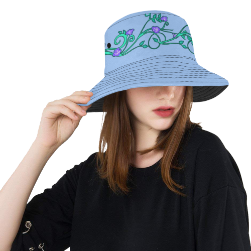 floral hat All Over Print Bucket Hat