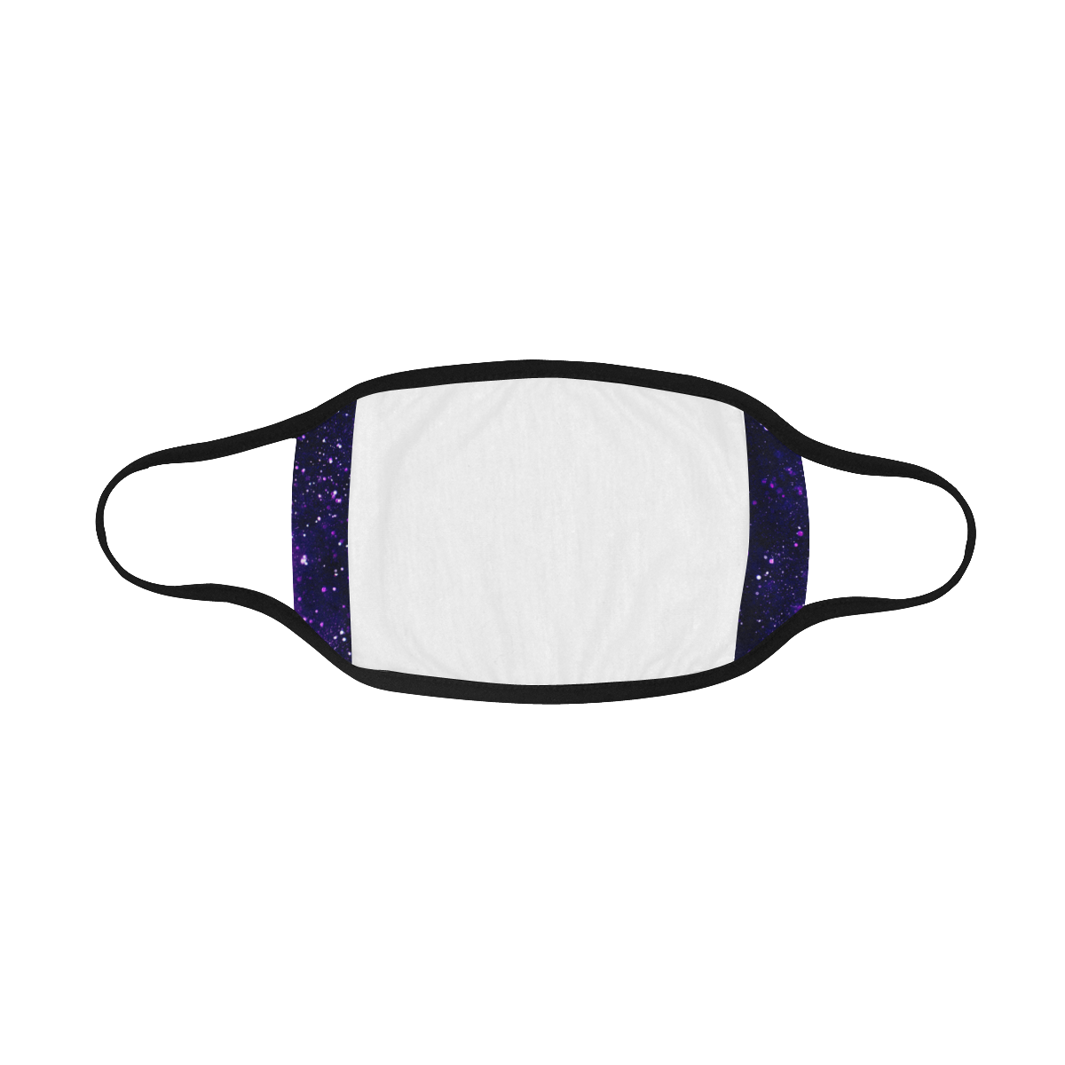 Ultra violet purple abstract galaxy Mouth Mask