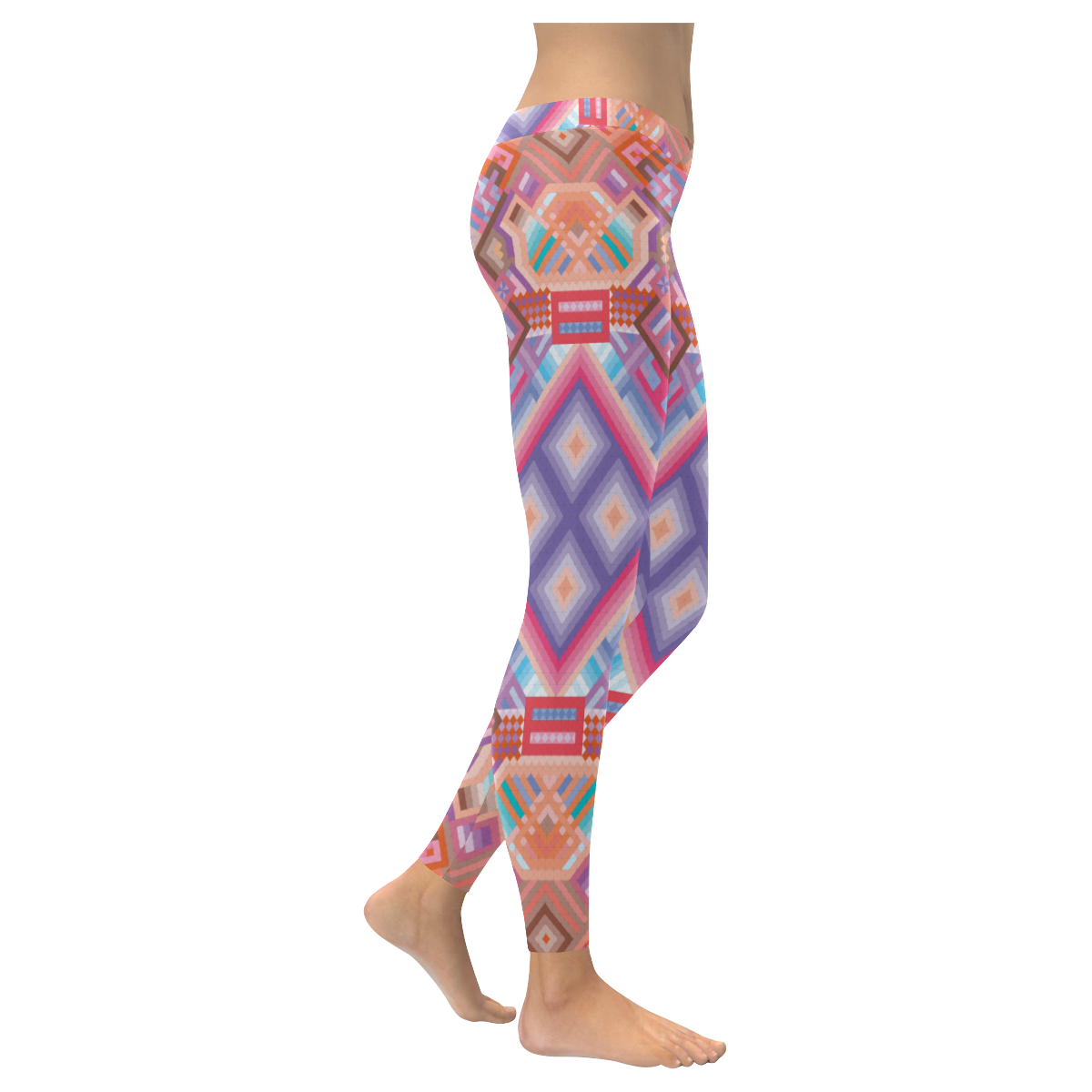 Researcher Women's Low Rise Leggings (Invisible Stitch) (Model L05)