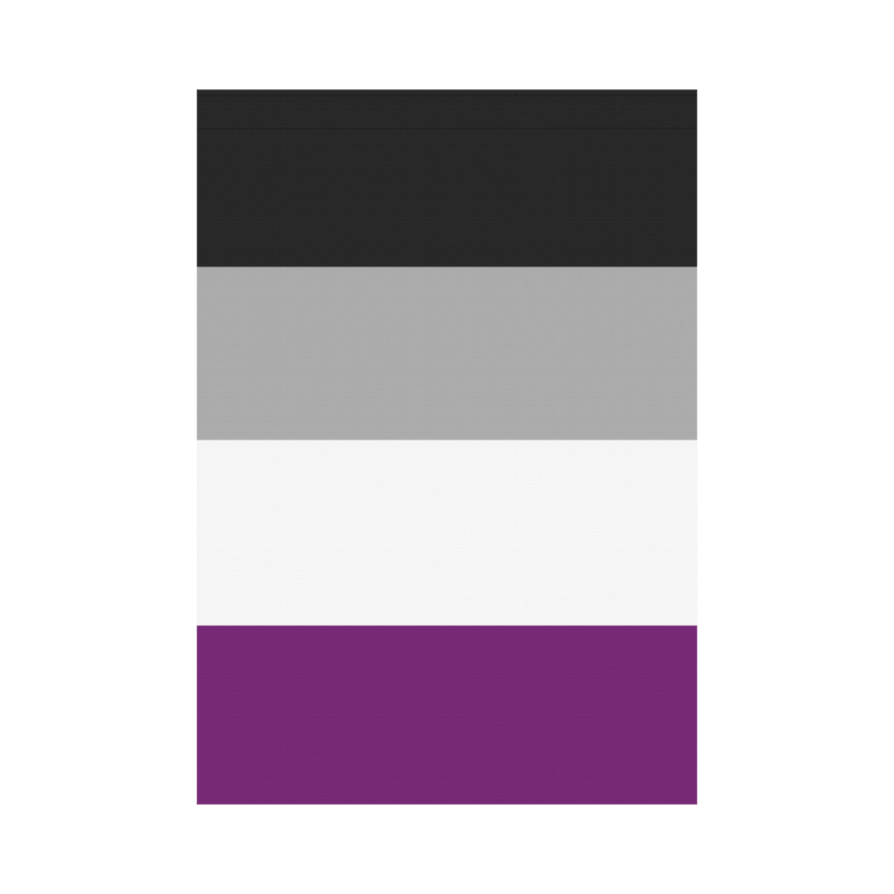Asexual Flag Garden Flag 28''x40'' （Without Flagpole）