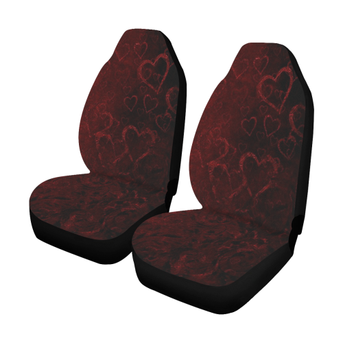 Dark-Heart Car Seat Covers (Set of 2)