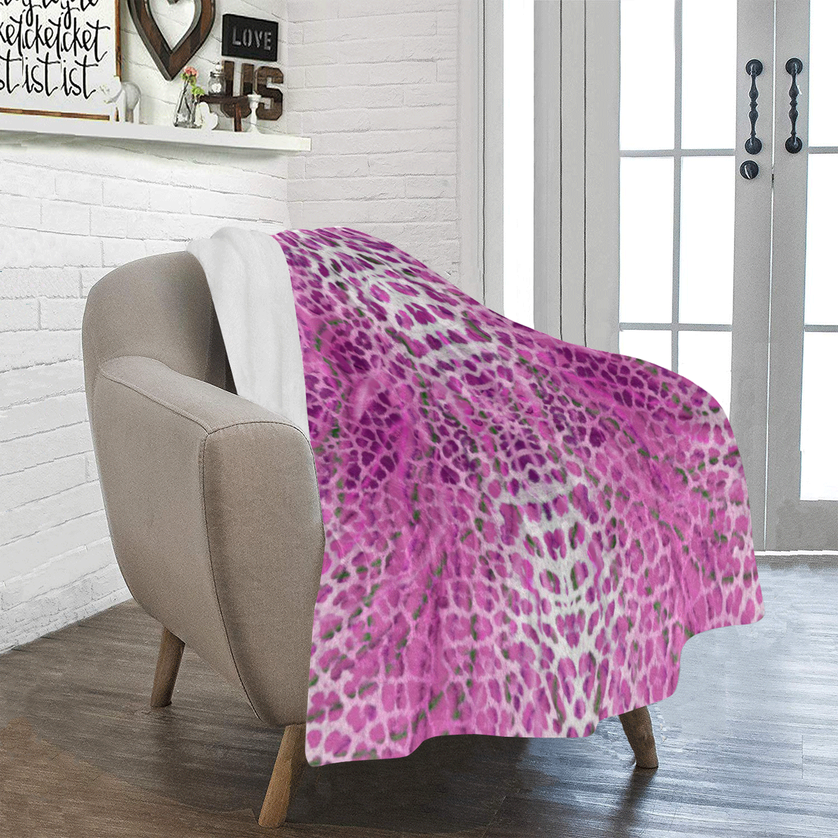 leopard 4 Ultra-Soft Micro Fleece Blanket 40"x50"