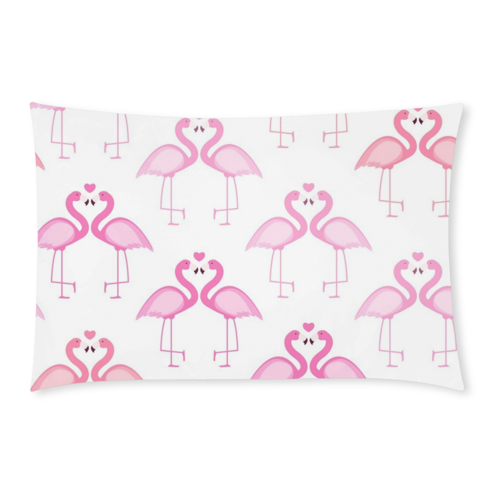 Pink Flamingos 3-Piece Bedding Set
