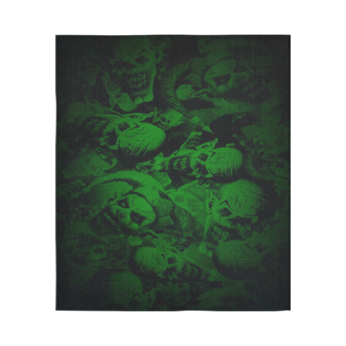 3D Evil Clown Horror Black Light Cotton Linen Wall Tapestry 51"x 60"