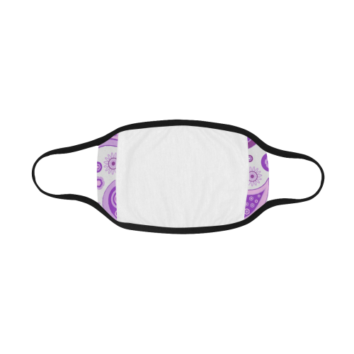 retro paisley purple Mouth Mask