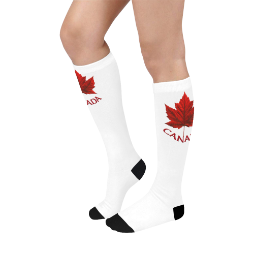 Canada Souvenir Knee High Socks Over-The-Calf Socks