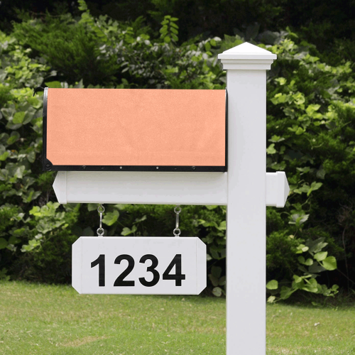 color light salmon Mailbox Cover