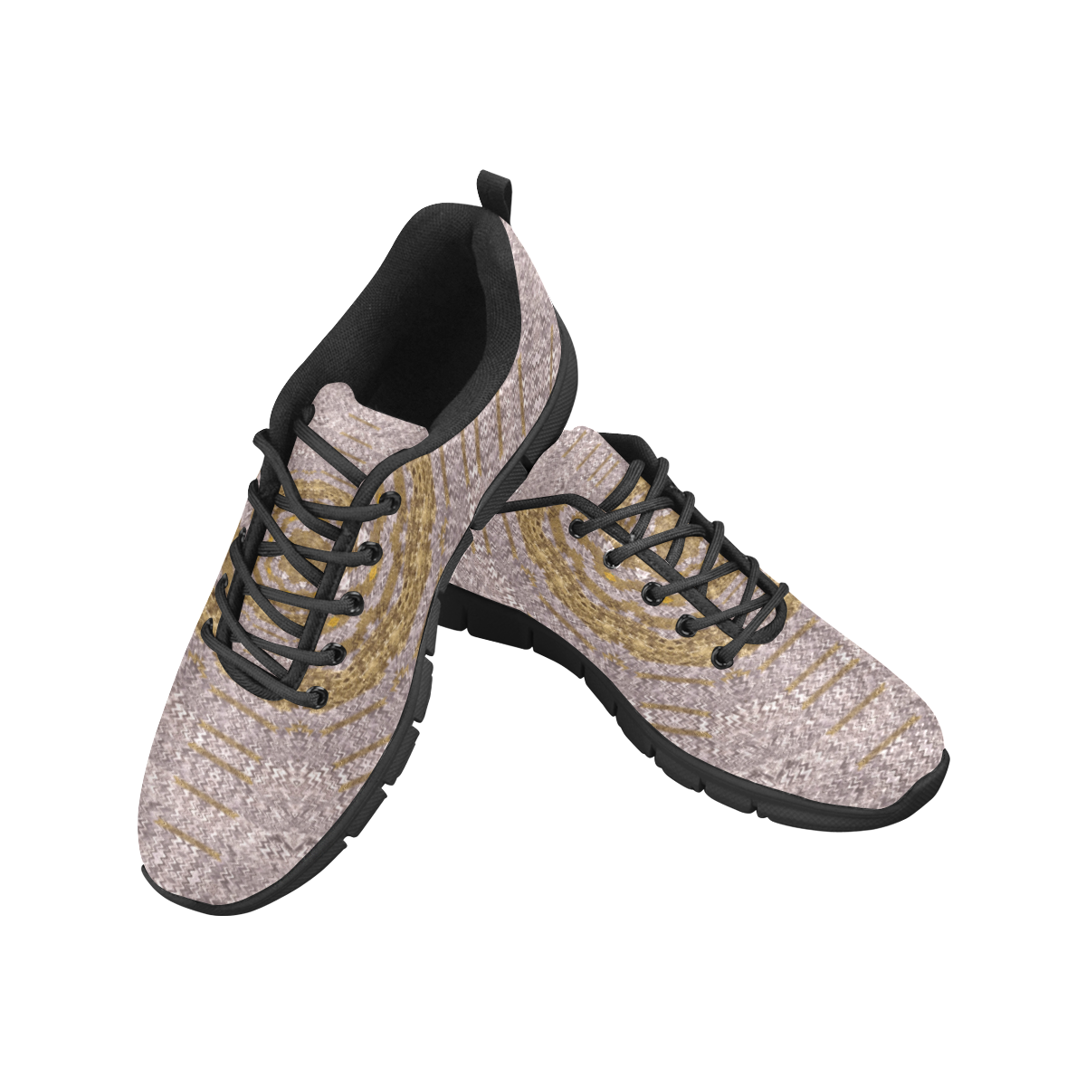 festive elegant glamorous star look Men's Breathable Running Shoes (Model 055)