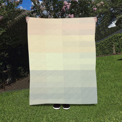 Like a Candy Sweet Pastels Pattern Quilt 40"x50"