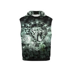 Amazing tigers All Over Print Sleeveless Hoodie for Kid (Model H15)