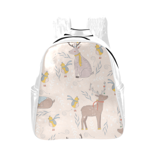 cute deer Multi-Pockets Backpack (Model 1636)