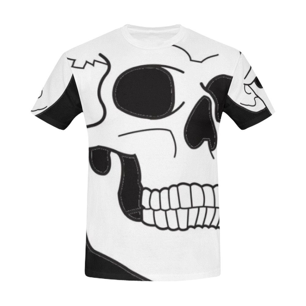 Billy Bong Skull Skate Tee All Over Print T-Shirt for Men (USA Size) (Model T40)