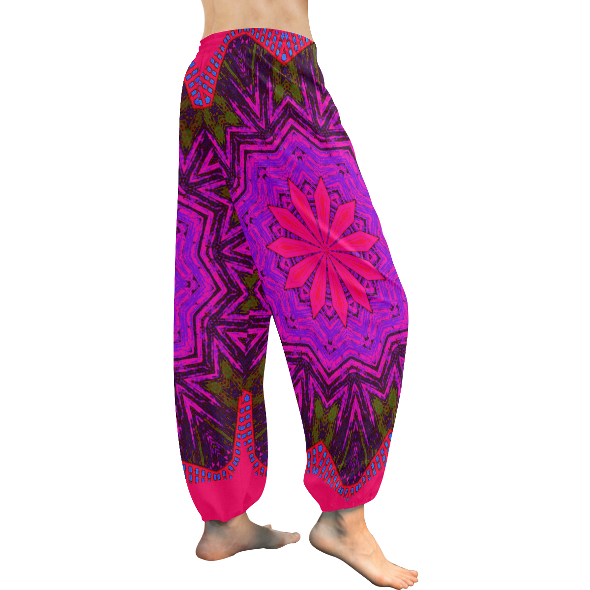 YANNI Women's All Over Print Harem Pants (Model L18)