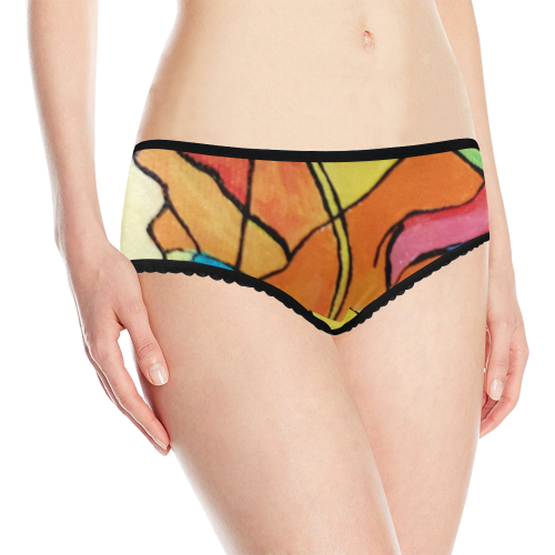 ABSTRACT Women's All Over Print Classic Briefs (Model L13)