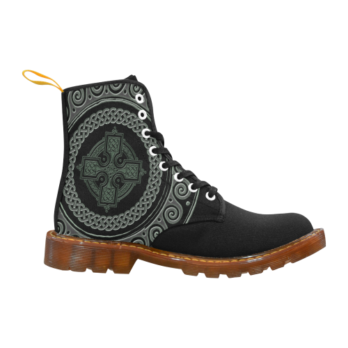 Celtic Cross With Pattern Martin Boots For Men Model 1203H