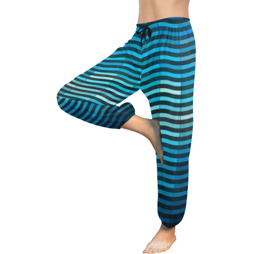 bluewave Women's All Over Print Harem Pants (Model L18)
