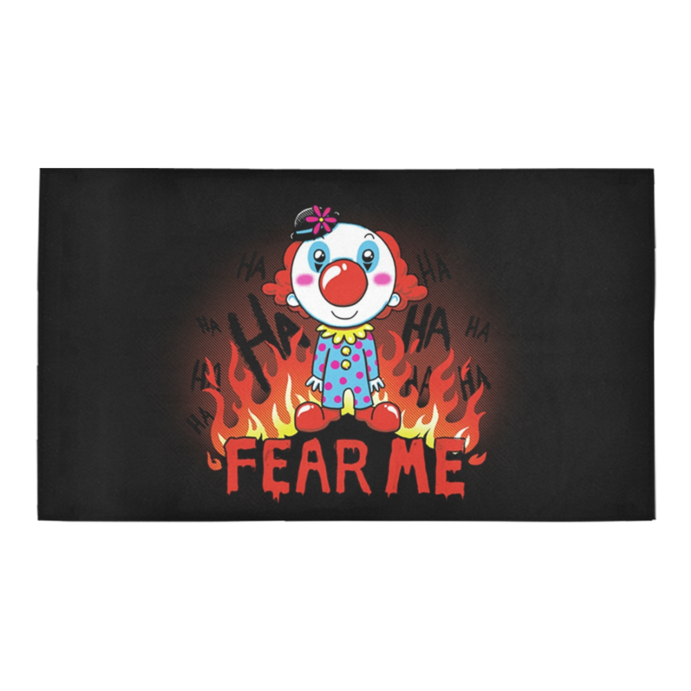 Fear me Clown Bath Rug 16''x 28''