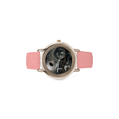 NMB4Xmas Women's Rose Gold Leather Strap Watch(Model 201)