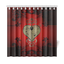 Wonderful decorative heart Shower Curtain 72"x72"