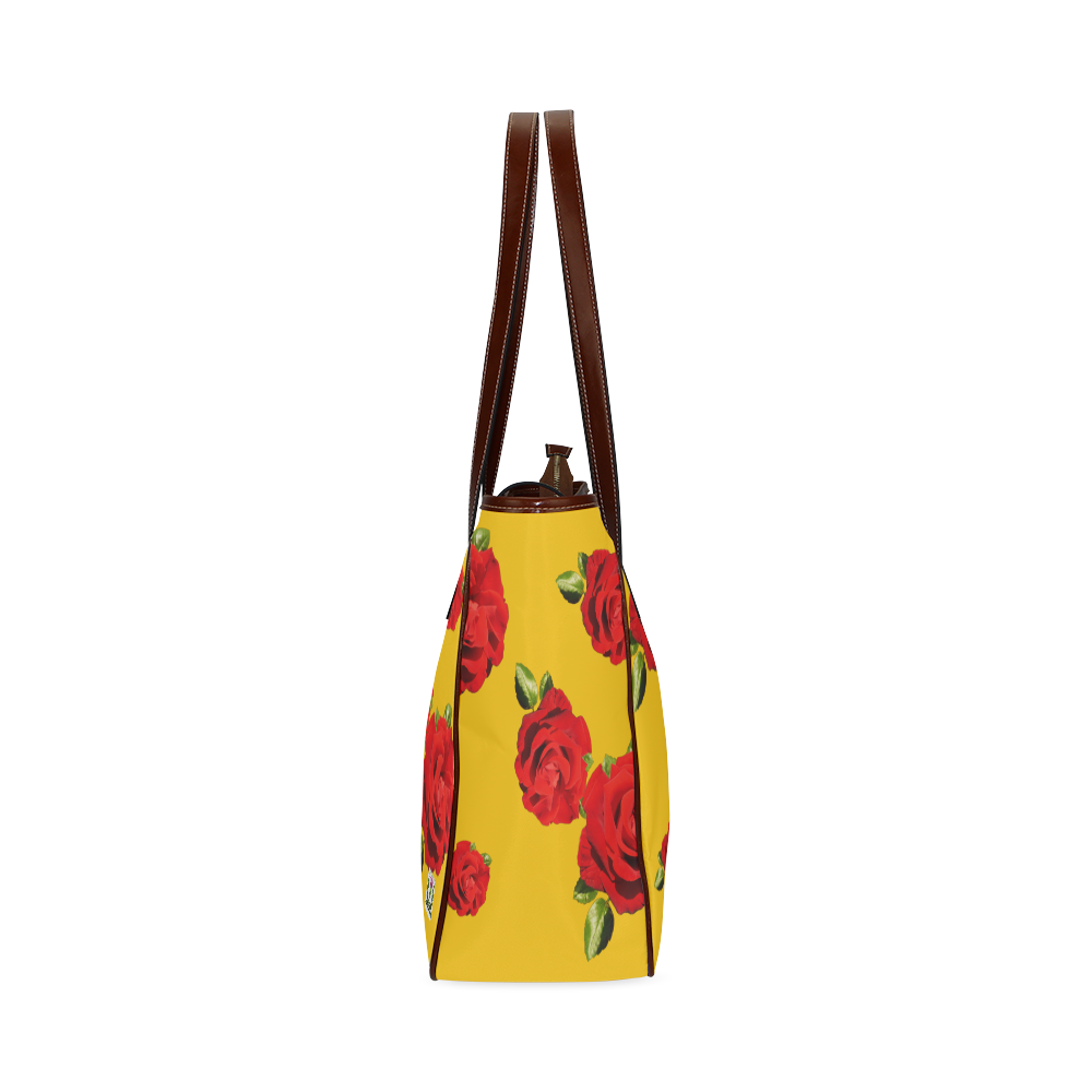 Fairlings Delight's Floral Luxury Collection- Red Rose Handbag 53086ia3 Classic Tote Bag (Model 1644)
