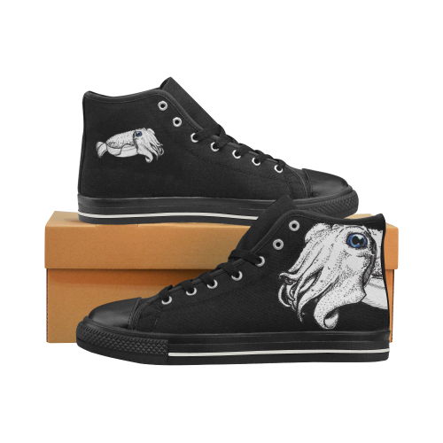 Sneaky Cuttlefish Men’s Classic High Top Canvas Shoes (Model 017)