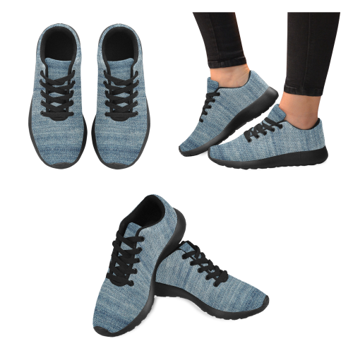 Jeans Pattern by K.Merske Women’s Running Shoes (Model 020)