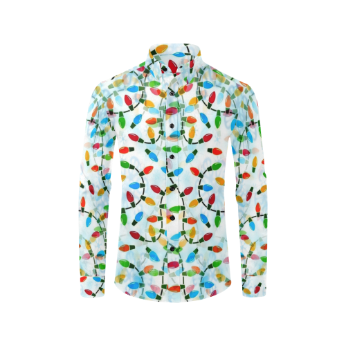 Xmas Pattern by K.Merske Men's All Over Print Casual Dress Shirt (Model T61)
