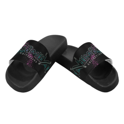 NUMBERS Collection Splash Logo Men's Slide Sandals (Model 057)