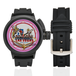 LasVegasIcons Poker Chip - Pink Men's Sports Watch(Model 309)