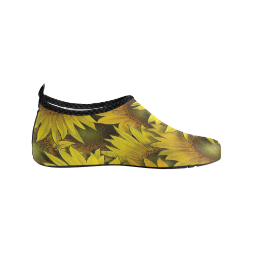 Surreal Sunflowers Women's Slip-On Water Shoes (Model 056)