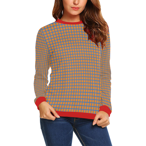 EmploymentaGrid 26 All Over Print Crewneck Sweatshirt for Women (Model H18)
