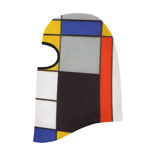 Composition A by Piet Mondrian All Over Print Balaclava