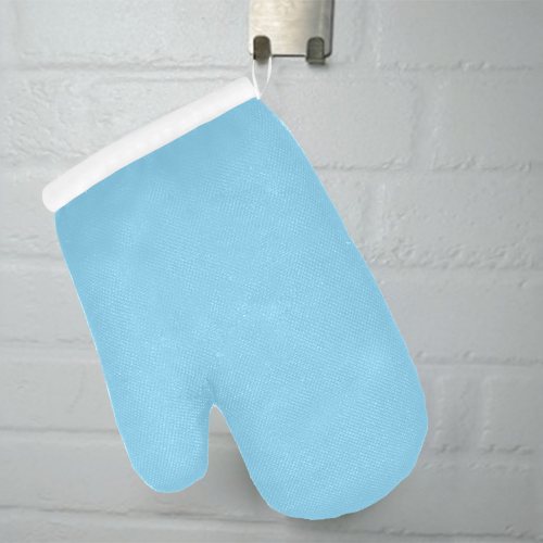 color baby blue Oven Mitt