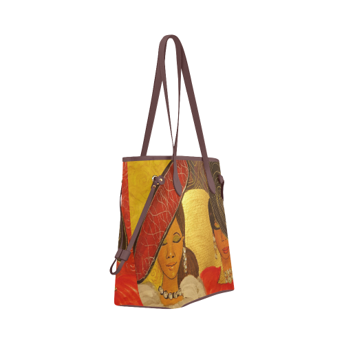 Hat Divas Clover Canvas Tote Bag (Model 1661)