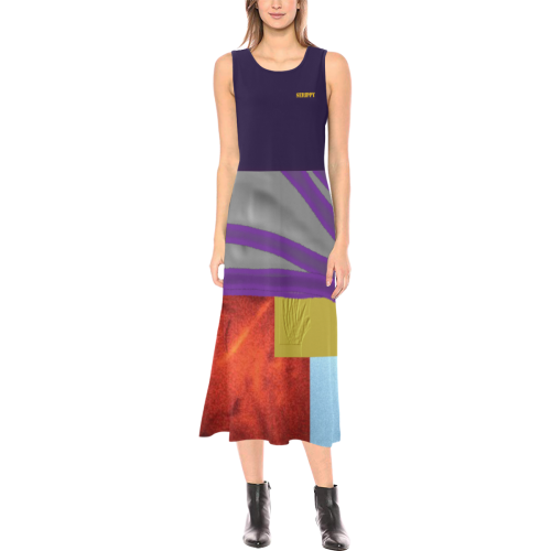 SERIPPY Phaedra Sleeveless Open Fork Long Dress (Model D08)