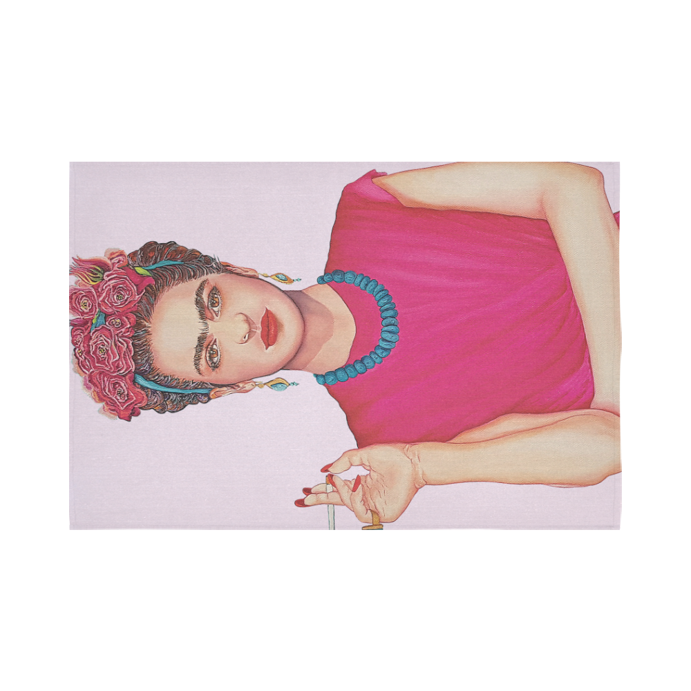 FRIDA Cotton Linen Wall Tapestry 90"x 60"