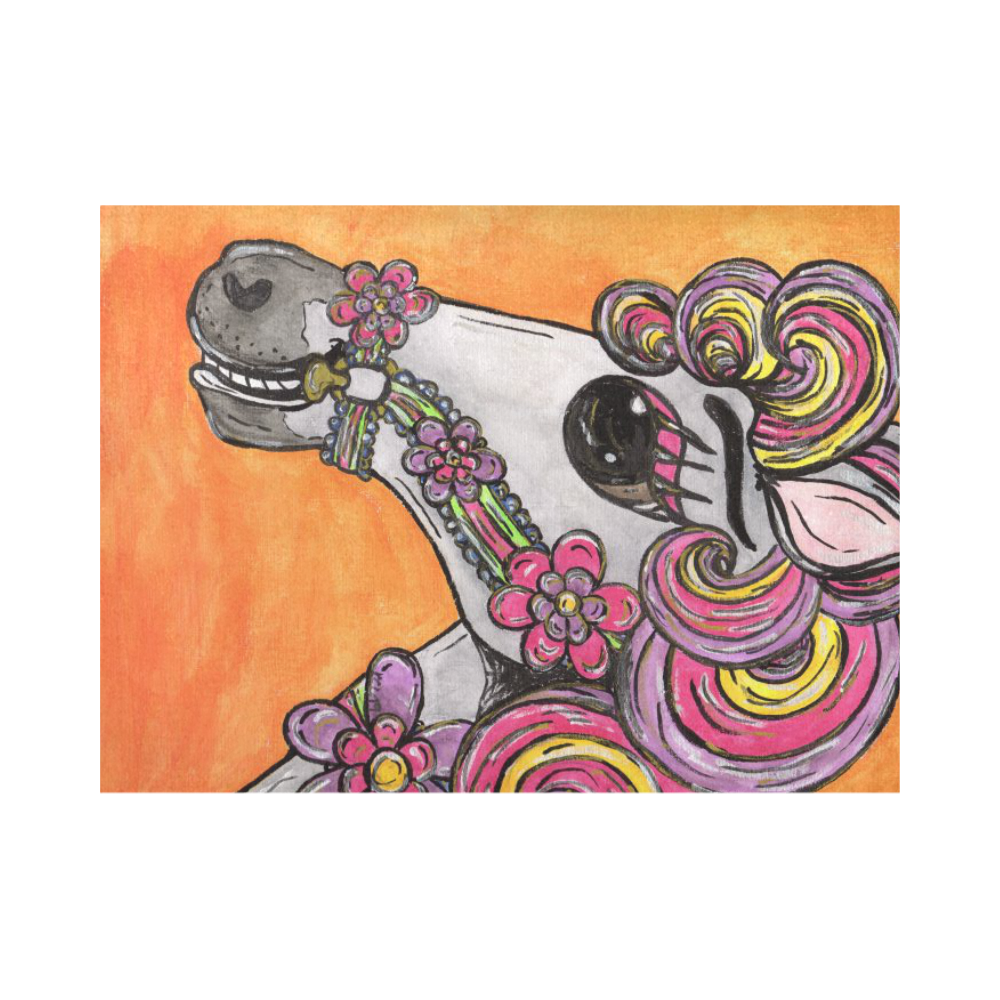 Carousel Horse Placemats Placemat 14’’ x 19’’ (Set of 6)